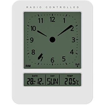 techno line Radiogestuurde wekker WT 745 met weergave van de binnentemperatuur en datum en dag van de week techno line Radiogestuurde wekker WT 745 met weergave van de binnentemperatuur en datum en dag van de week
