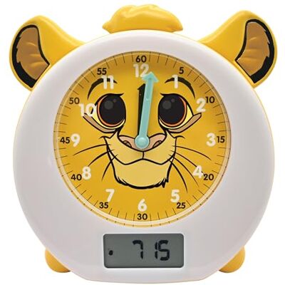 Lexibook , Disney The Lion King, Simba, Mijn Educatieve Nachtgenoot, Wekker, Nachtlampje, Dageraad-Simulator, Timer, Dubbele Tijdweergave, Oplaadbare Batterij, Geel, RLT100AN Lexibook , Disney The Lion King, Simba, Mijn Educatieve Nachtgenoot, Wekker, Nachtlampje, Dageraad-Simulator, Timer, Dubbele Tijdweergave, Oplaadbare Batterij, Geel, RLT100AN