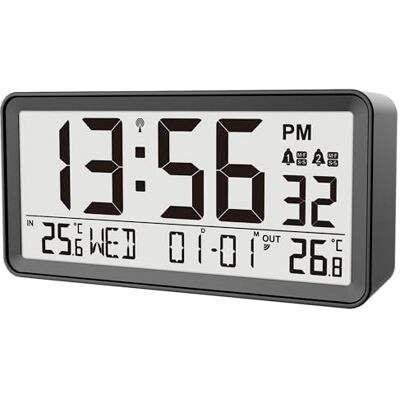 techno line WT320 Hoogwaardige wekkerradio met binnentemperatuur en buitentemperatuur, achtergrondverlichting, 2 alarmen, zwart techno line WT320 Hoogwaardige wekkerradio met binnentemperatuur en buitentemperatuur, achtergrondverlichting, 2 alarmen, zwart