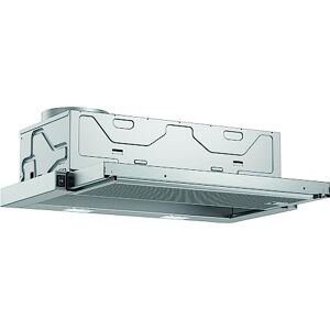 Bosch DFL064W53 Serie 2 platte afzuigkap, 60 cm, metallic zilver, recycling of luchtafvoer, tuimelschakelaar, 3 vermogensniveaus, metalen vetfilter, vaatwasmachinebestendig Bosch DFL064W53 Serie 2 platte afzuigkap, 60 cm, metallic zilver, recycling of luchtafvoer, tuimelschakelaar, 3 vermogensniveaus, metalen vetfilter, vaatwasmachinebestendig
