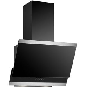 Bomann , DU7610-G-zwart gekantelde afzuigkap, led, zwart, 60 cm, ventilatiesysteem, luchtstroom 326 m³/h, 3 standen, warmwitte ledverlichting, recycling- of afvoerfunctie Bomann , DU7610-G-zwart gekantelde afzuigkap, led, zwart, 60 cm, ventilatiesysteem, luchtstroom 326 m³/h, 3 standen, warmwitte ledverlichting, recycling- of afvoerfunctie
