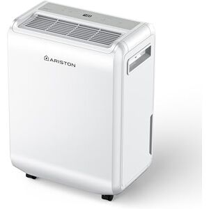 Ariston DEOS 10 Draagbare luchtontvochtiger voor thuis, stil, inhoud 12 liter, voor ruimtes tot 35 m², wit Ariston DEOS 10 Draagbare luchtontvochtiger voor thuis, stil, inhoud 12 liter, voor ruimtes tot 35 m², wit