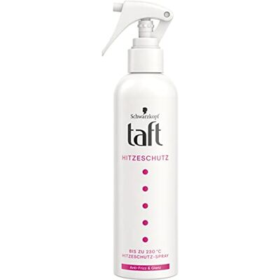 TAFT hittebeschermingsspray (250 ml), hittebeschermingsspray biedt bescherming tot 230 graden, tot 72 uur anti-kroeseffect met natuurlijke glans TAFT hittebeschermingsspray (250 ml), hittebeschermingsspray biedt bescherming tot 230 graden, tot 72 uur anti-kroeseffect met natuurlijke glans