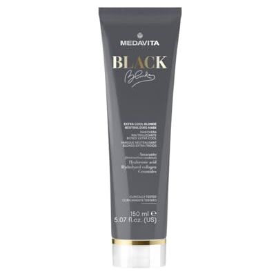 Medavita Black Blondie Extra Cool Blond Neutralizing Mask 150 ml intense anti-gele balsem gebleekt blond haar Medavita Black Blondie Extra Cool Blond Neutralizing Mask 150 ml intense anti-gele balsem gebleekt blond haar