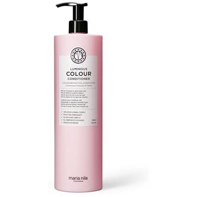 Maria Nila Luminous Colour, Conditioner 1000 ml, Vermindert kleurverlies door wassen, Granaatappel tegen uitdroging, 100% Vegan & Sulfaat-/Parabenvrij Maria Nila Luminous Colour, Conditioner 1000 ml, Vermindert kleurverlies door wassen, Granaatappel tegen uitdroging, 100% Vegan & Sulfaat-/Parabenvrij