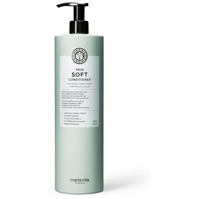 Maria Nila True Soft, Conditioner 1000 ml, Voor Droog Haar, Arganolie Rehydrateert en Vermindert Kroezen, 100% Veganistisch en vrij van Sulfaten/Parabenen Maria Nila True Soft, Conditioner 1000 ml, Voor Droog Haar, Arganolie Rehydrateert en Vermindert Kroezen, 100% Veganistisch en vrij van Sulfaten/Parabenen
