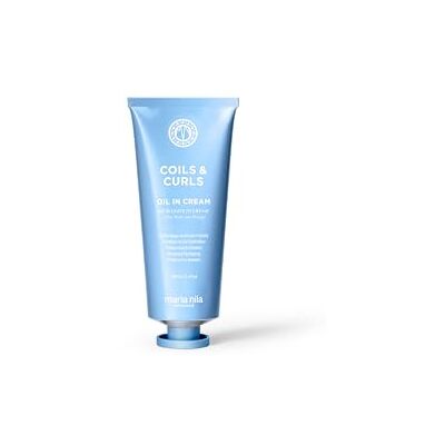 Maria Nila Coils & Curls Oil-in-Cream, 100 ml, voor krullend en golvend haar, jojoba-olie voor hydratatie tijdens het wassen, sheaboter voor een definitie van krullen, 100% veganistisch Maria Nila Coils & Curls Oil-in-Cream, 100 ml, voor krullend en golvend haar, jojoba-olie voor hydratatie tijdens het wassen, sheaboter voor een definitie van krullen, 100% veganistisch