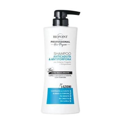 BIOPOINT Professional 5 Actions Bescherming tegen vallen & Roos Shampoo Ultra Balance, 400 ml BIOPOINT Professional 5 Actions Bescherming tegen vallen & Roos Shampoo Ultra Balance, 400 ml
