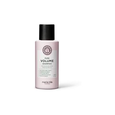 Maria Nila Pure Volume, Shampoo 100 ml, Vitamine B5 geeft volume aan fijn haar, 100% veganistisch en zonder sulfaten/parabenen Maria Nila Pure Volume, Shampoo 100 ml, Vitamine B5 geeft volume aan fijn haar, 100% veganistisch en zonder sulfaten/parabenen