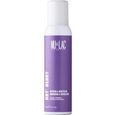 Mulac DRY'BERRY10 Volumegevende droge shampoo met moringa-olie met reinigende en anti-vervuilingswerking, 150 ml Mulac DRY'BERRY10 Volumegevende droge shampoo met moringa-olie met reinigende en anti-vervuilingswerking, 150 ml