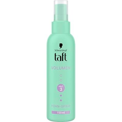 TAFT Schwarzkopf Volume haardrogerspray (150 ml), houdniveau 3, spray voor alle haartypes, veganistische formule* TAFT Schwarzkopf Volume haardrogerspray (150 ml), houdniveau 3, spray voor alle haartypes, veganistische formule*