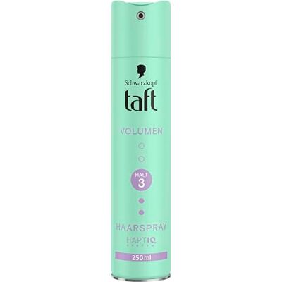 TAFT Schwarzkopf Volume haarspray (250 ml), grip 3, voor alle haartypes, veganistische formule* TAFT Schwarzkopf Volume haarspray (250 ml), grip 3, voor alle haartypes, veganistische formule*