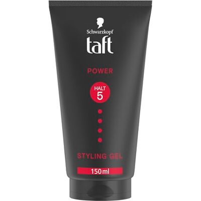 TAFT Schwarzkopf Gel Power (150 ml) stylinggel voor maximaal 48 uur sterke grip, zacht voor haar en hoofdhuid, veganistisch TAFT Schwarzkopf Gel Power (150 ml) stylinggel voor maximaal 48 uur sterke grip, zacht voor haar en hoofdhuid, veganistisch