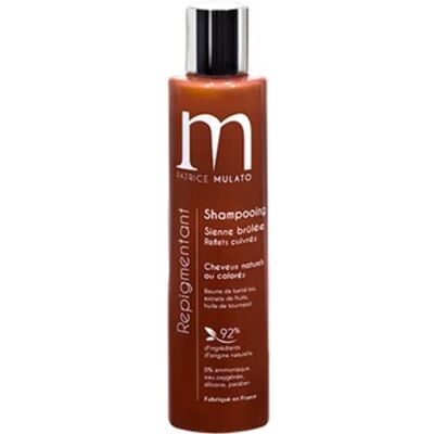 Mulato shampoo siena brulee koper Inhoud: 200 ml Mulato shampoo siena brulee koper Inhoud: 200 ml