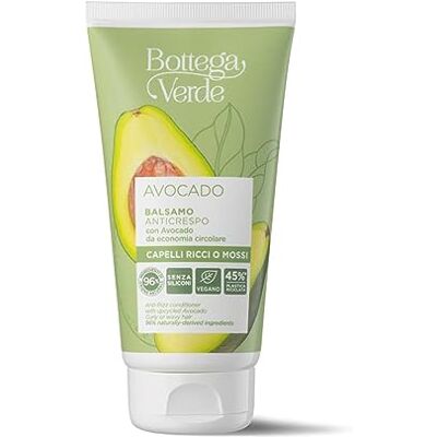 Bottega Verde Avocado Anti-kroes balsem Met Circular Saving Avocado (150 ml) Krullend of golvend haar Bottega Verde Avocado Anti-kroes balsem Met Circular Saving Avocado (150 ml) Krullend of golvend haar