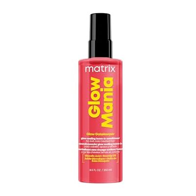 Matrix Spray zonder uitspoelen Shine Sealer Voor gekleurd of dof haar Beschermt en versterkt de glans gedurende 6 weken Glycolzuur & Rozenbottelolie Glow Mania 300 ml Matrix Spray zonder uitspoelen Shine Sealer Voor gekleurd of dof haar Beschermt en versterkt de glans gedurende 6 weken Glycolzuur & Rozenbottelolie Glow Mania 300 ml