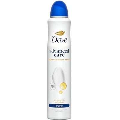 Dove Advanced Care Déodorant original protection 72 heures Spray 200 ml Dove Advanced Care Déodorant original protection 72 heures Spray 200 ml