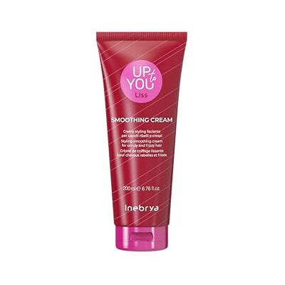 Inebrya Up To You Smoothing Crème coiffante pour cheveux rebelles et crépus 200 ml Inebrya Up To You Smoothing Crème coiffante pour cheveux rebelles et crépus 200 ml