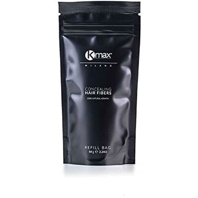 Kmax Keratinevezels voor haar, 64 g, professioneel volumepoeder, onmiddellijke kalmering, vezels om kaalheid te bedekken, donkergrijs Kmax Keratinevezels voor haar, 64 g, professioneel volumepoeder, onmiddellijke kalmering, vezels om kaalheid te bedekken, donkergrijs