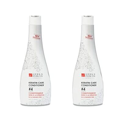 Urban Keratin Keratine verzorgende conditioner Step 4 Keratine Care Conditioner 2 x 400 ml Urban Keratin Keratine verzorgende conditioner Step 4 Keratine Care Conditioner 2 x 400 ml