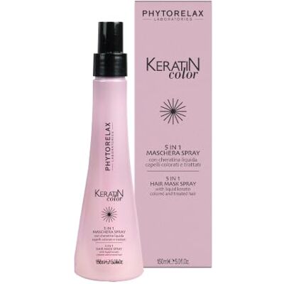 Phytorelax Prodotti per capelli Harbor Keratin Color 5 in 1 Mmaschera Spray 150 ml Phytorelax Prodotti per capelli Harbor Keratin Color 5 in 1 Mmaschera Spray 150 ml