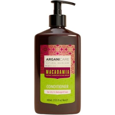Arganicare Hydraterende conditioner met Macadamia-olie Droog en beschadigd haar 400 ml fles Arganicare Hydraterende conditioner met Macadamia-olie Droog en beschadigd haar 400 ml fles