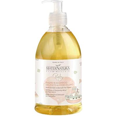 Maternatura Milde en hydraterende badshampoo met linnenbloesem, 500 g Maternatura Milde en hydraterende badshampoo met linnenbloesem, 500 g