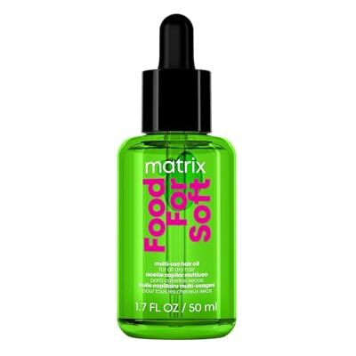 Matrix , Multifunctionele serumolie voor droog tot zeer droog haar, hyaluronzuur en avocado-olie, Food For Soft, 50 ml Matrix , Multifunctionele serumolie voor droog tot zeer droog haar, hyaluronzuur en avocado-olie, Food For Soft, 50 ml