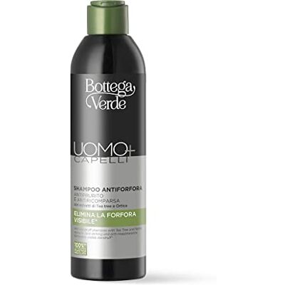 Bottega Verde , Heren + haar – anti-roos shampoo – met theeboom en brandnetelextracten – tegen prurant en herhaling – verwijdert zichtbare roos * (250 ml). Bottega Verde , Heren + haar – anti-roos shampoo – met theeboom en brandnetelextracten – tegen prurant en herhaling – verwijdert zichtbare roos * (250 ml).