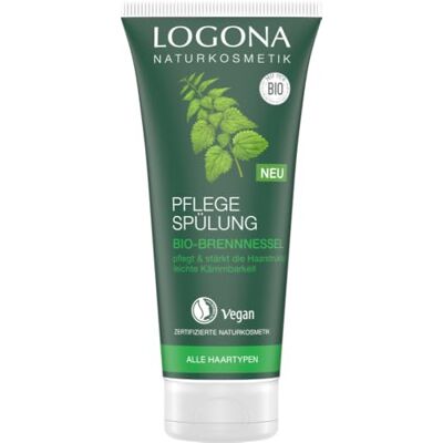 LOGONA Naturkosmetik Biologische conditioner met brandnetel, natuurlijke conditioner voor alle haren, intensieve verzorging voor zacht haar, betere hantering, veganistisch en siliconenvrij, 200 ml LOGONA Naturkosmetik Biologische conditioner met brandnetel, natuurlijke conditioner voor alle haren, intensieve verzorging voor zacht haar, betere hantering, veganistisch en siliconenvrij, 200 ml