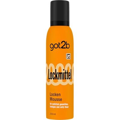 Got2B Stylingschuim voor krullend haar (250 ml) met 3 natuurlijk golvend, krullend en coily haar, voor gedefinieerde krullen en veerkracht, met tot 96 uur anti-kroeze-effect Got2B Stylingschuim voor krullend haar (250 ml) met 3 natuurlijk golvend, krullend en coily haar, voor gedefinieerde krullen en veerkracht, met tot 96 uur anti-kroeze-effect