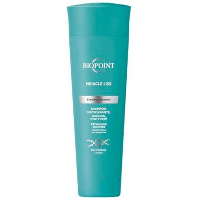 BIOPOINT Miracle Liss Shampoo glad, 72 uur, zachte reinigende werking, herstelt de balans van het haar, geeft licht, glad en zijdeachtig haar, 200 ml BIOPOINT Miracle Liss Shampoo glad, 72 uur, zachte reinigende werking, herstelt de balans van het haar, geeft licht, glad en zijdeachtig haar, 200 ml
