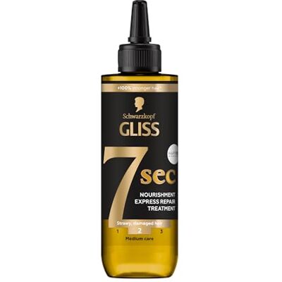 Schwarzkopf Gliss 7 Sec Express Repair Treatment Oil Nutritive 200 ml Schwarzkopf Gliss 7 Sec Express Repair Treatment Oil Nutritive 200 ml