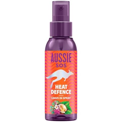 Aussie SOS Heat Defence Spray zonder uitspoelen 100 ml om te ontwarren en te beschermen tegen hitte terwijl het haar 100 uur gehydrateerd blijft. Doordrenkt met Australische superfoods. Formule Aussie SOS Heat Defence Spray zonder uitspoelen 100 ml om te ontwarren en te beschermen tegen hitte terwijl het haar 100 uur gehydrateerd blijft. Doordrenkt met Australische superfoods. Formule