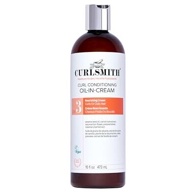 CURLSMITH Curl Conditionerolie met crème – Natural Leave in conditioner voor krullend en dik haar (474 ml) CURLSMITH Curl Conditionerolie met crème – Natural Leave in conditioner voor krullend en dik haar (474 ml)