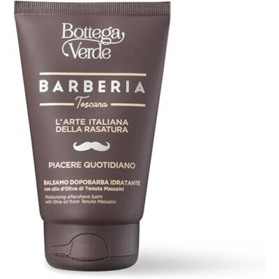 Bottega Verde , Barberia Toscana vochtinbrengende aftershave balsem met Tenuta Massaini olijfolie (75 ml) Bottega Verde , Barberia Toscana vochtinbrengende aftershave balsem met Tenuta Massaini olijfolie (75 ml)