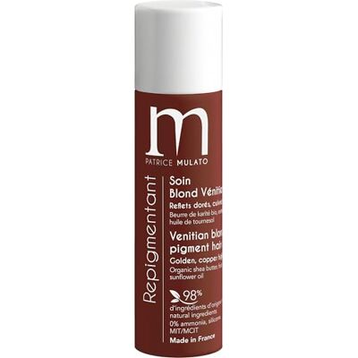 Mulato Patrice Repigmenterende verzorging, Venetiaans blond, 50 ml Mulato Patrice Repigmenterende verzorging, Venetiaans blond, 50 ml