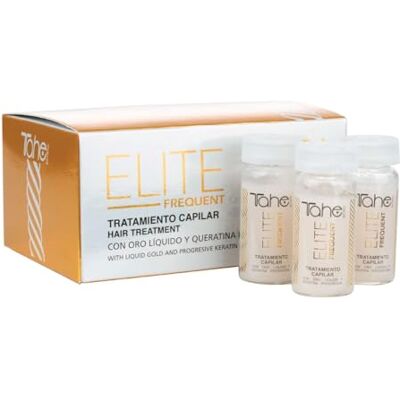 Tahe Frequent Elite Haarbehandeling met vloeibaar goud en progressieve keratine, 5 x 10 ml Tahe Frequent Elite Haarbehandeling met vloeibaar goud en progressieve keratine, 5 x 10 ml