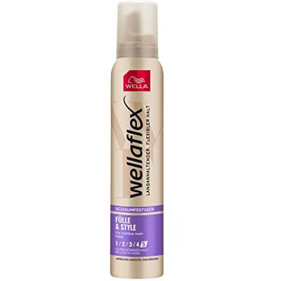 WELLA Flexibel schuim 24h haarschuim zonder lijm UV-bescherming complex met macadamia-olie 200ml WELLA Flexibel schuim 24h haarschuim zonder lijm UV-bescherming complex met macadamia-olie 200ml