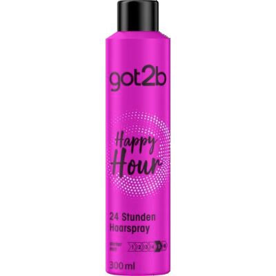 Got2B Happy Hour outfit 5 (100 ml), 24 uur voor extreme grip en langdurige stijl, beschermt het haar tegen uitdrogen Got2B Happy Hour outfit 5 (100 ml), 24 uur voor extreme grip en langdurige stijl, beschermt het haar tegen uitdrogen