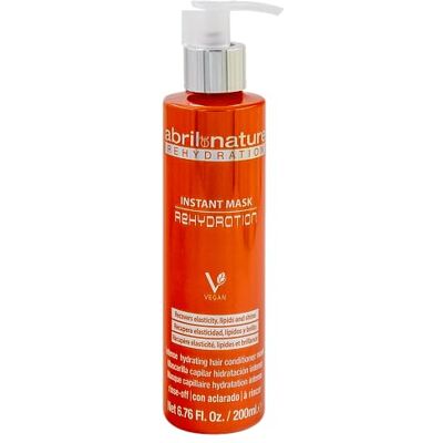 abril et nature Masque pour Cheveux Rehydration Max Hydratation pour Cheveux Secs Restaure la Flexibilité et l’Aspect Sain Traitement Professionnel de Coiffure 200 ml abril et nature Masque pour Cheveux Rehydration Max Hydratation pour Cheveux Secs Restaure la Flexibilité et l’Aspect Sain Traitement Professionnel de Coiffure 200 ml
