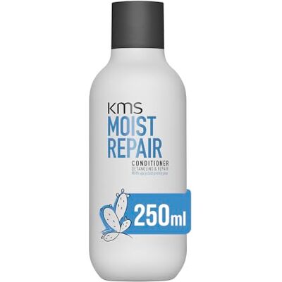 KMS 250 ml hydraterende conditioner voor droog en krachtig haar dat de neiging heeft te breken en te splijten. KMS 250 ml hydraterende conditioner voor droog en krachtig haar dat de neiging heeft te breken en te splijten.