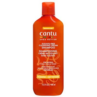 CANTU Hydraterende shampoo met sheaboter, sulfaatvrije shampoo voor krullen en gestructureerd haar, per stuk verpakt (1 x 400 ml) CANTU Hydraterende shampoo met sheaboter, sulfaatvrije shampoo voor krullen en gestructureerd haar, per stuk verpakt (1 x 400 ml)