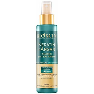BIOXCIN Keratin & Argan Repair Vloeibare verzorgingscrème voor beschadigd en beschadigd haar, 150 ml BIOXCIN Keratin & Argan Repair Vloeibare verzorgingscrème voor beschadigd en beschadigd haar, 150 ml