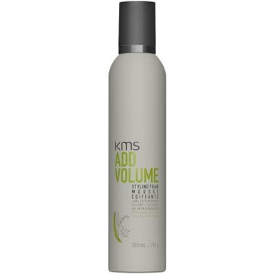 KMS ADDVOLUME Styling Foam voor fijn tot medium haar, zonder kracht, geeft volume tot 72 uur, veganistische formule met gerecyclede rijst, siliconenvrij, 300 ml KMS ADDVOLUME Styling Foam voor fijn tot medium haar, zonder kracht, geeft volume tot 72 uur, veganistische formule met gerecyclede rijst, siliconenvrij, 300 ml