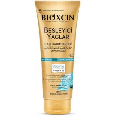 BIOXCIN Voedende oliën conditioner 250 ml met 9 bloemenoliën, vitamine B5 en BioComplex B11 voor droog en beschadigd haar BIOXCIN Voedende oliën conditioner 250 ml met 9 bloemenoliën, vitamine B5 en BioComplex B11 voor droog en beschadigd haar