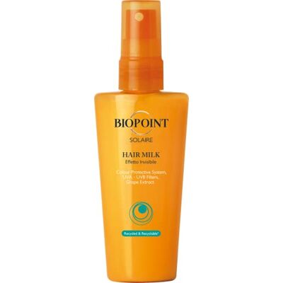 BIOPOINT Solaire Hair Milk zonnespray voor haar, hydraterende en voedende werking, onzichtbare textuur, biedt bescherming en helderheid, 100 ml BIOPOINT Solaire Hair Milk zonnespray voor haar, hydraterende en voedende werking, onzichtbare textuur, biedt bescherming en helderheid, 100 ml