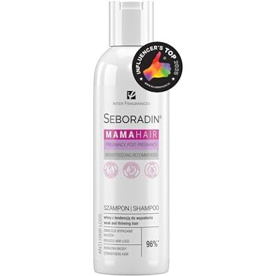 SEBORADIN Haarshampoo voor zwangere vrouwen, alle haartypes, versterkend, hydraterend, verdikkend, mama-haar, 200 ml SEBORADIN Haarshampoo voor zwangere vrouwen, alle haartypes, versterkend, hydraterend, verdikkend, mama-haar, 200 ml