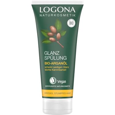 LOGONA Naturkosmetik Logona Natuurlijke cosmetische glansconditioner, organische arganolie, beschermt helder, zacht haar en geeft zijdeachtige glans, waardevolle oliën, veganistisch, 200 ml LOGONA Naturkosmetik Logona Natuurlijke cosmetische glansconditioner, organische arganolie, beschermt helder, zacht haar en geeft zijdeachtige glans, waardevolle oliën, veganistisch, 200 ml