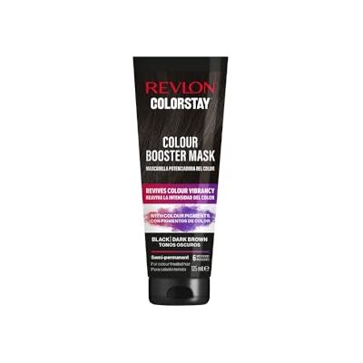 REVLON Colorstay Kleurstimulerend masker, stimuleert de kleurintensiteit, 125 ml, zwart donkerbruin REVLON Colorstay Kleurstimulerend masker, stimuleert de kleurintensiteit, 125 ml, zwart donkerbruin